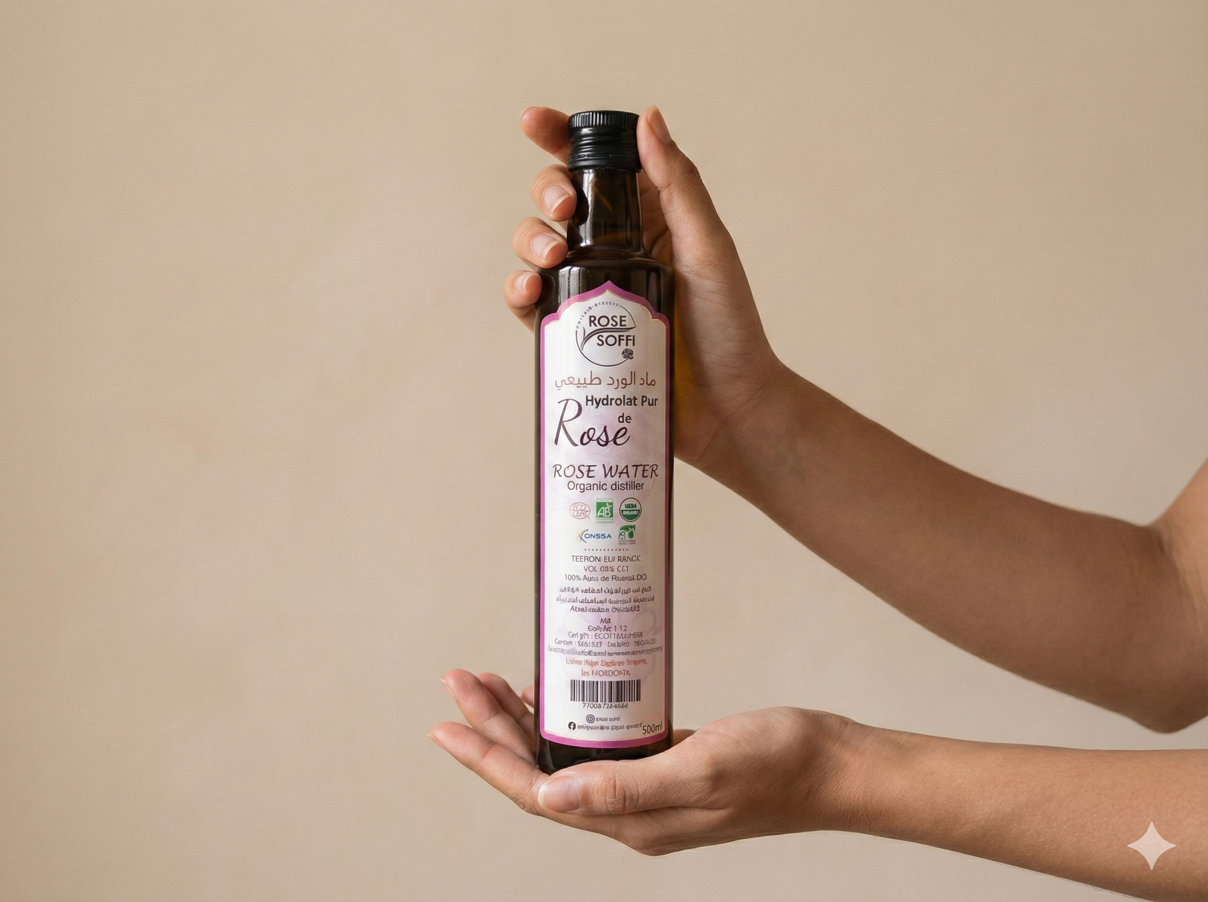 Eau de rose bio