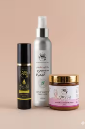 Pack Beauté Naturelle – Rose, Argile & Soin Capillaire - miniature 2