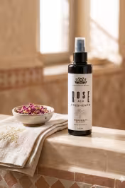 Spray désodorisant rose posé hammam – Ambiance parfumée naturelle maison Maroc - miniature 5