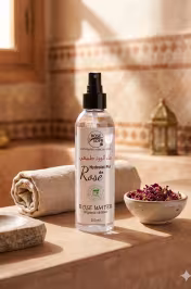 Spray hydrolat pur de rose 200ml Rose Soffi – eau de rose bio certifiée organic distiller Maroc - miniature 2
