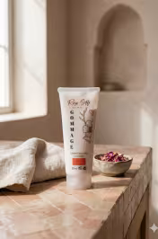 Tube gommage exfoliant 80ml Rose Soffi cosmetic – soin visage bio marocain - miniature 6