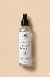 Dos flacon spray eau de rose BIO 200ml certifiée ECOCERT USDA AB Bio Maroc – Terroir du Maroc Kelaa Mgouna - miniature 1