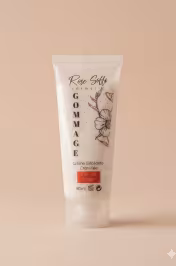 Tube gommage crème exfoliante 80ml Rose Soffi – à la rose de Damas et argan bio Maroc - miniature 1