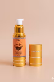 Sérum anti-âge visage naturel 30ml Rose cosmetic – acide hyaluronique vitamine C figue Barbarie Kelaa Mgouna - miniature 1