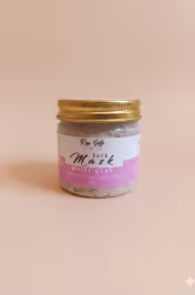 Masque argile blanche et poudre de rose visage Ward Bladi – soin purifiant naturel Kelaat Mgouna Maroc - miniature 2