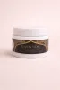 Pot savon noir à la rose et eucalyptus – Black Soap 100% naturelle hammam purifiant blanc or
